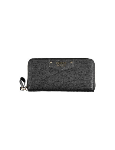 GUESS Women's Eco Brenton Large Zip Wallet Black