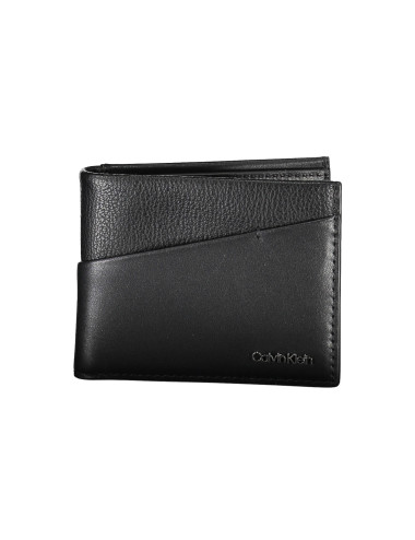 Calvin Klein CK DIAGONAL BIFOLD 6CC W/BILL K50K510595 Black