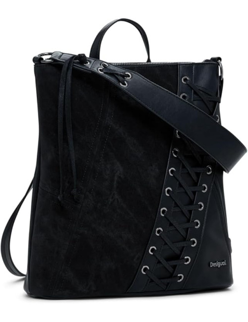 Desigual Pretoria Patch Tango Mini Backpack Black