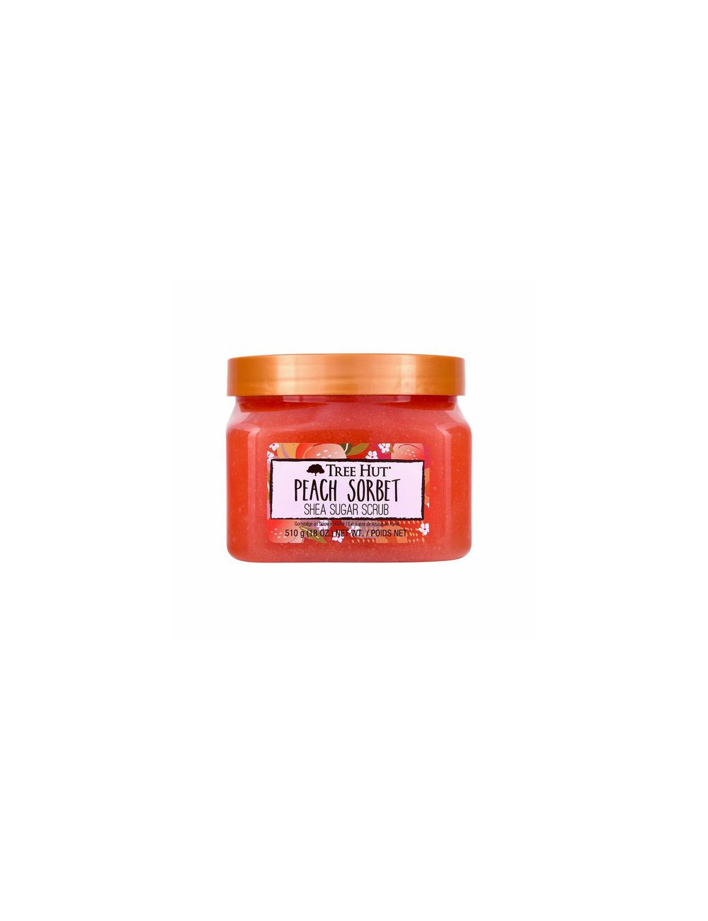 Tree Hut Shea Sugar Shower Scrub Σώματος Peach Sorbet 510gr