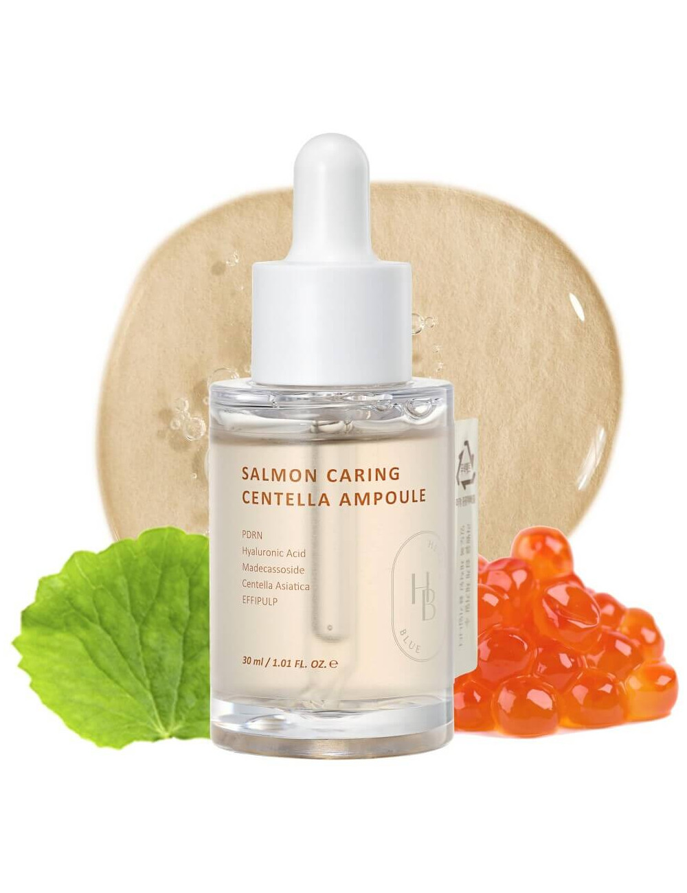 HEVEBLUE - Salmon Caring Centella Ampoule, 30ml