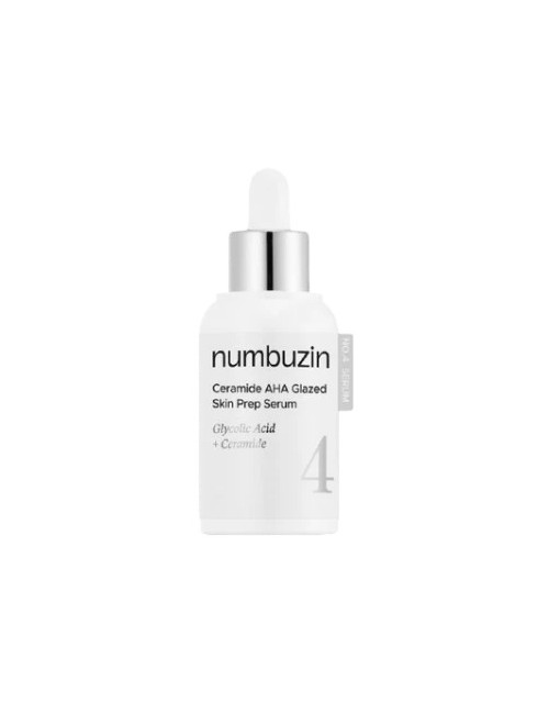 Numbuzin - No.4 Ceramide AHA Glazed Skin Prep Serum, 30ml