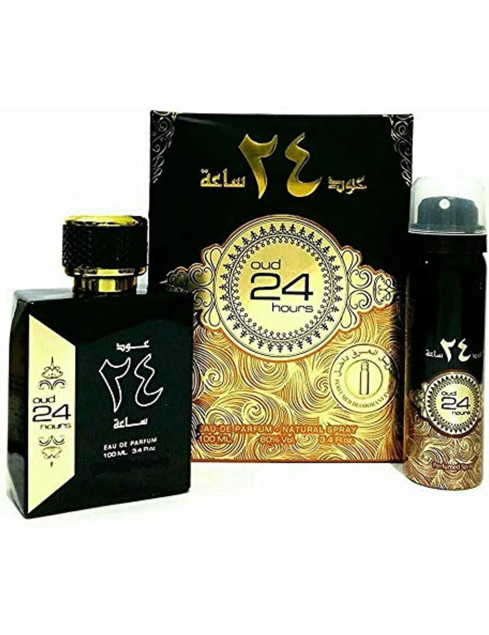 Ard Al Zaafaran Oud 24 Hours Eau de Parfum 100ml + Deodorant Spray 50ml