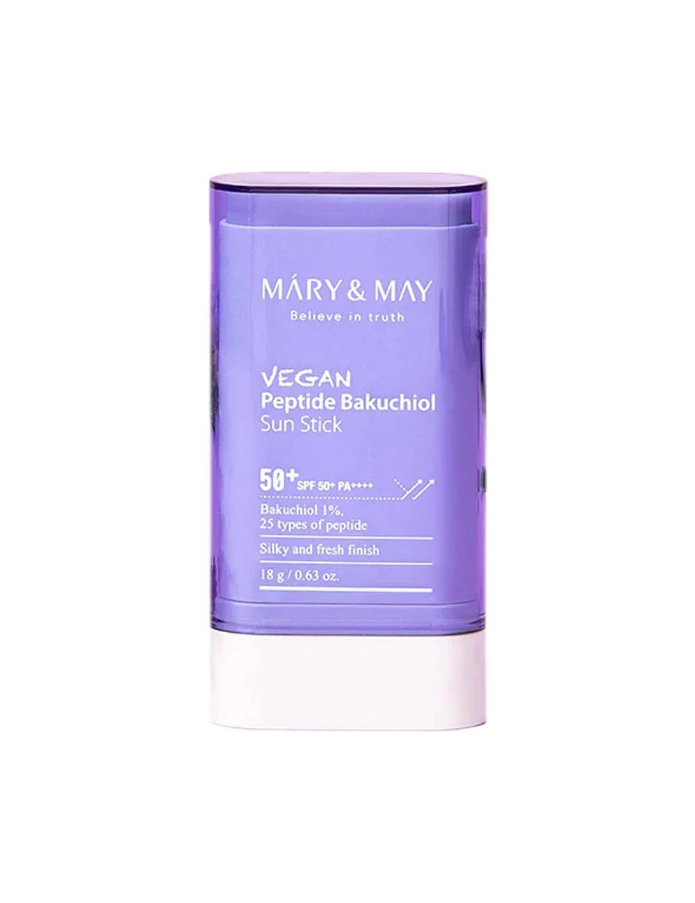 Mary & May - Vegan Peptide Bakuchiol Sun Stick SPF50+ PA++++, 18g